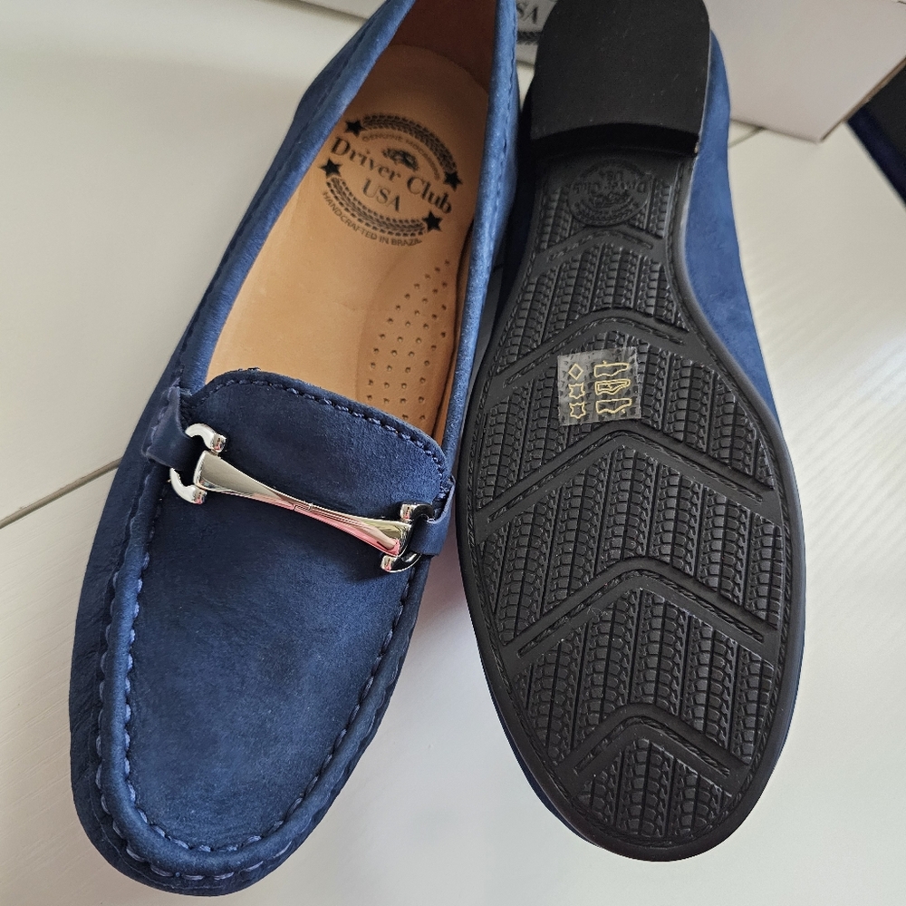 Driver Club USA Women's Leather Grand St 2 Loafer Genuine moccasins - Picture 3 of 10